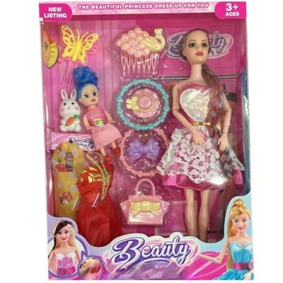 Set de muñecas con accesorios