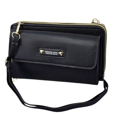 Billetera manos libre negra