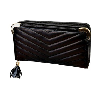 Billetera con textura negra