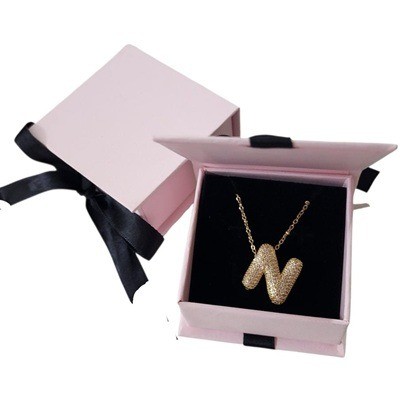 Cadena con dije de acero inoxidable