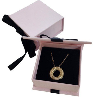 Cadena con dije de acero inoxidable