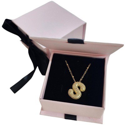 Cadena con dije de acero inoxidable