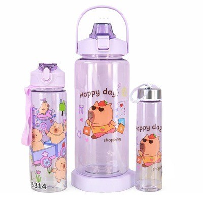 Trío de botellas capibara (2000ml-700ml-300ml)