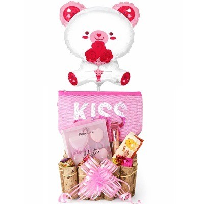 Arreglo con cosmeticos