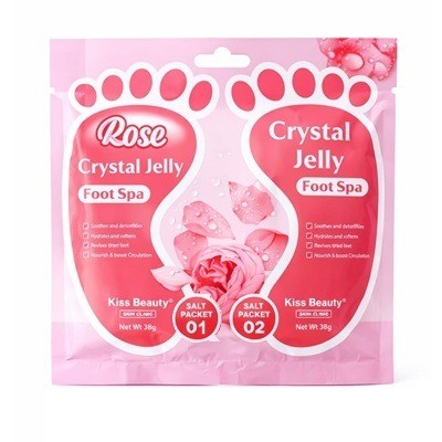 Kit de sales para pedicura Kiss Beauty Rosas