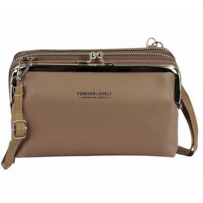 Billetera manos libre café