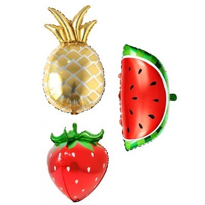 Set de globos frutas
