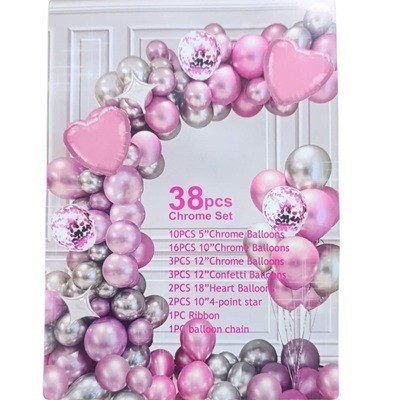 Set de decoración rosado