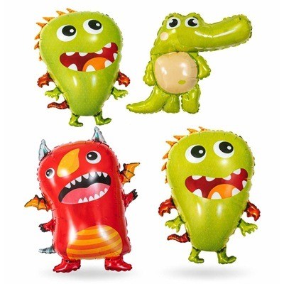 Set de globos sin inflar monstruos