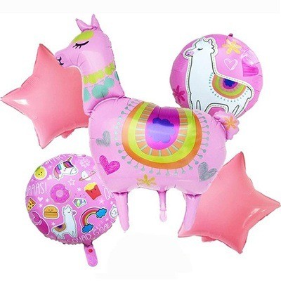 Set de globos sin inflar Llama