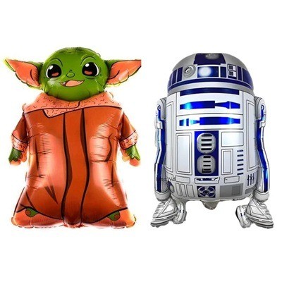 Dúo de globos sin inflar Star Wars