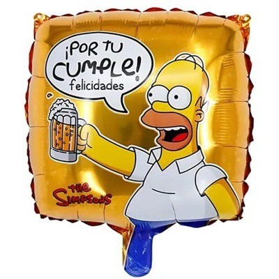 Globo sin inflar de 18" Simpson