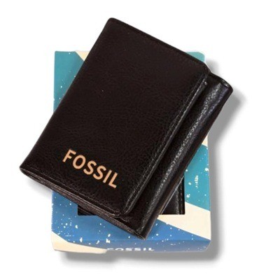 Billetera Fossil negra