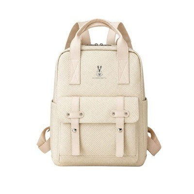 Mochila Mediana Multiusos Crema