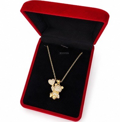 Cadena Con Dije De Osito Enchapado En Oro
