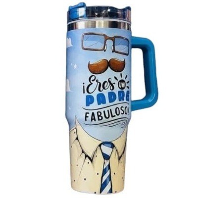 Termo Con Frase "Eres Un Padre Fabuloso" (900 ml)