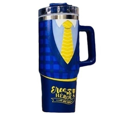 Termo Con Frase "Eres Mi Héroe" (900 ml)
