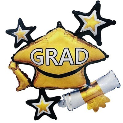 Globo sin inflar (59x53cm) graduación