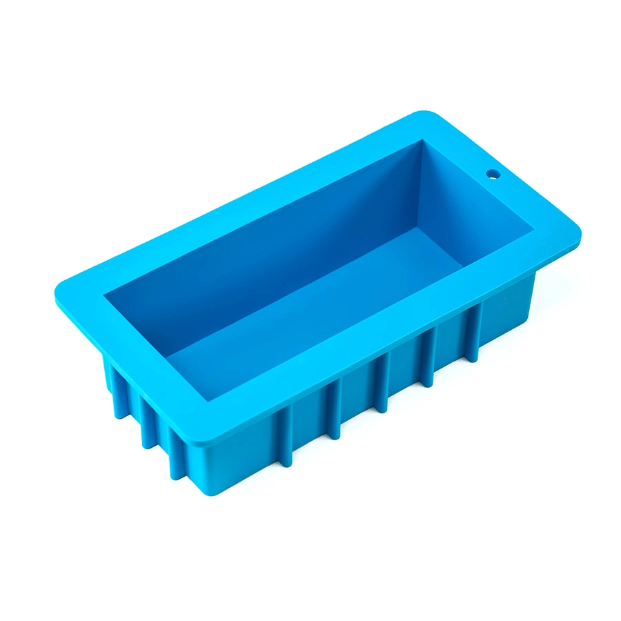 Blue Silicone Loaf Soap Mold (8 Inch)