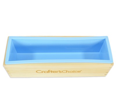 Wood & Silicone Loaf Soap Mold Set
