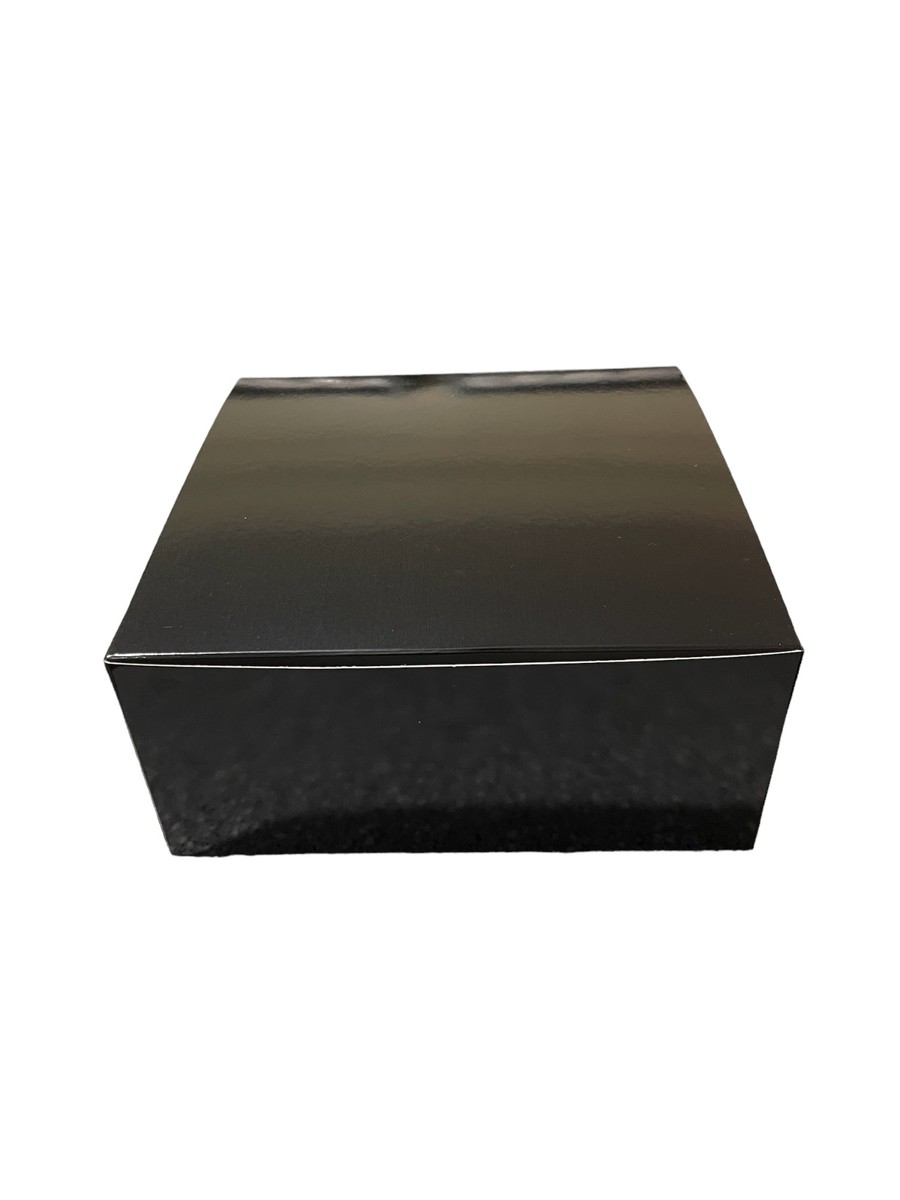 (8x8x4) Black Glossy Gift Box
