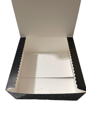(8x8x4) Black Glossy Gift Box