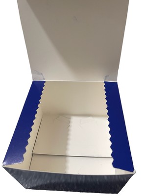 (6x6x4) Royal Blue Glossy Gift Box