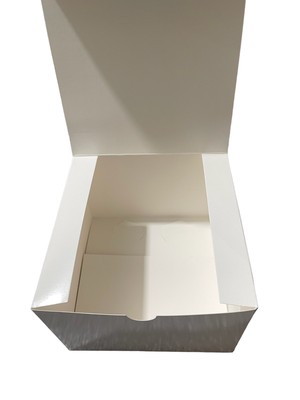 (6x6x4) White Glossy Gift Box