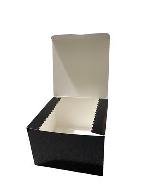 (6x6x4) Black Glossy Gift Box