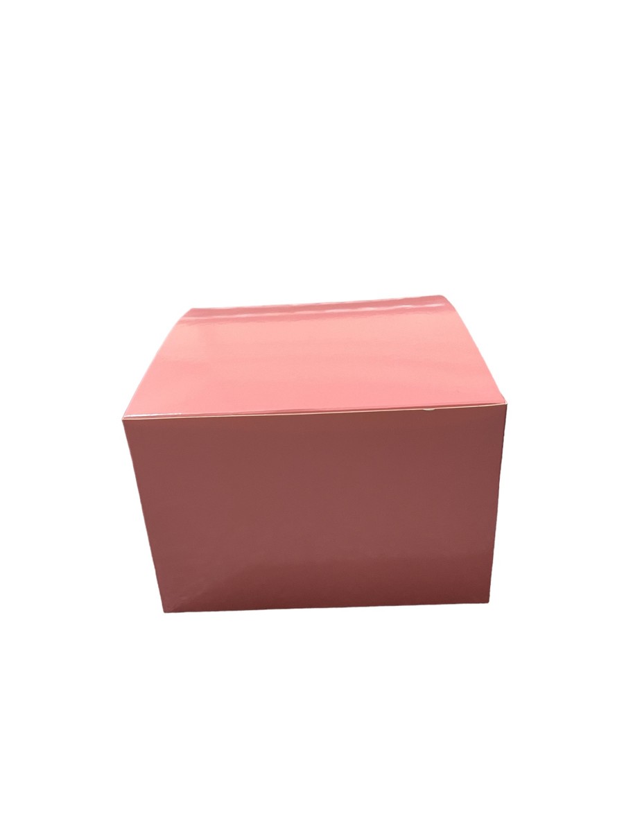 (6x6x4) Pink Glossy Gift Box