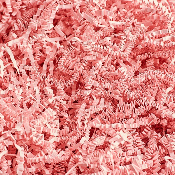 Light Pink Crinkle Cut Paper Shred