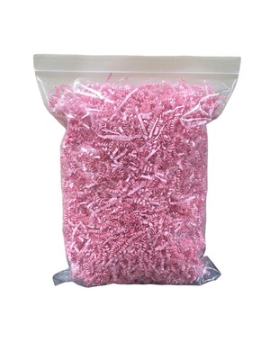 Light Pink Crinkle Cut Paper Shred