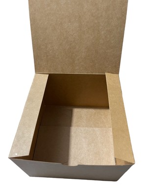 (6x6x4) Natural Kraft Paper Box