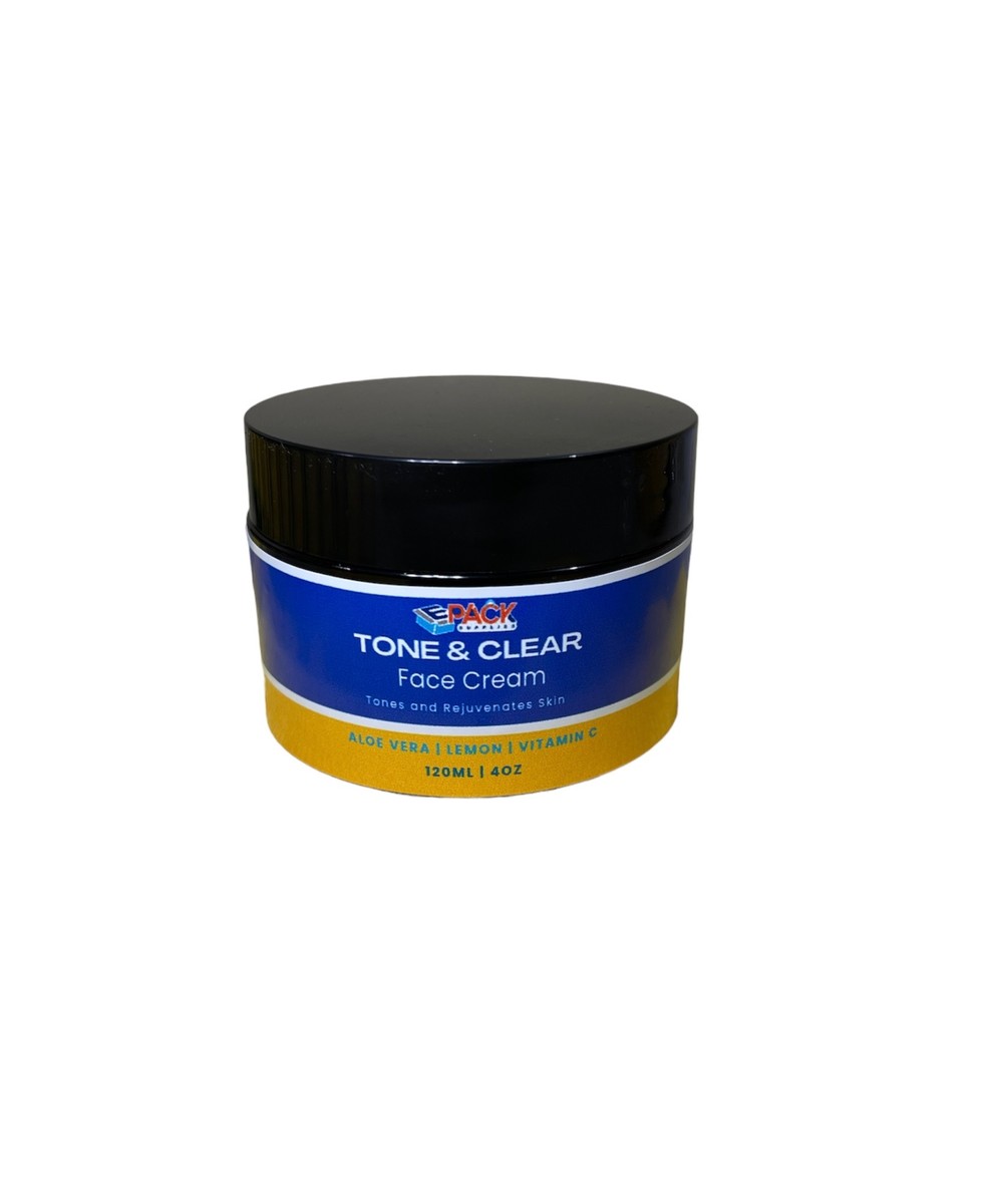 4oz Tone & Clear Face Cream