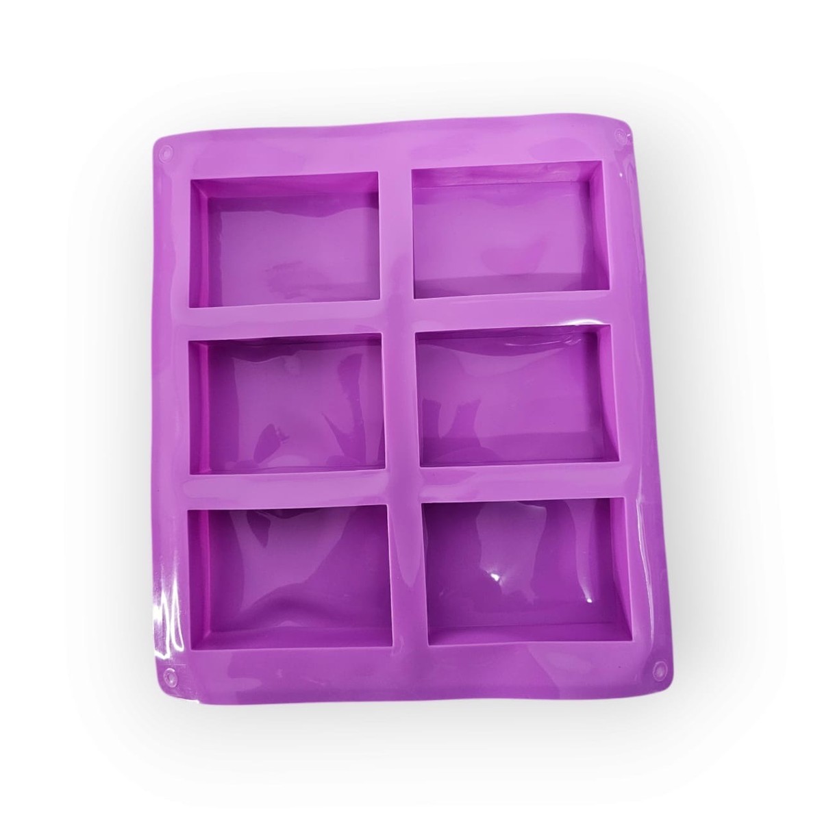 6 Bar Silicone Mold (Purple)