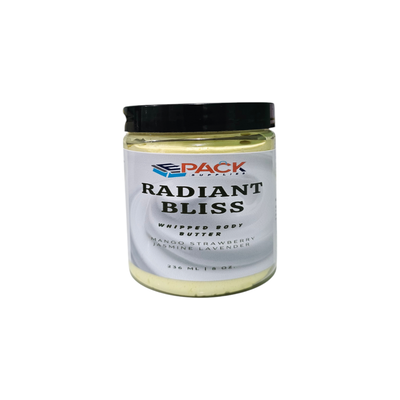 Radiant Bliss Whipped Body Butter – Baby Powder, Mango, Jasmine, Lavender & Strawberry