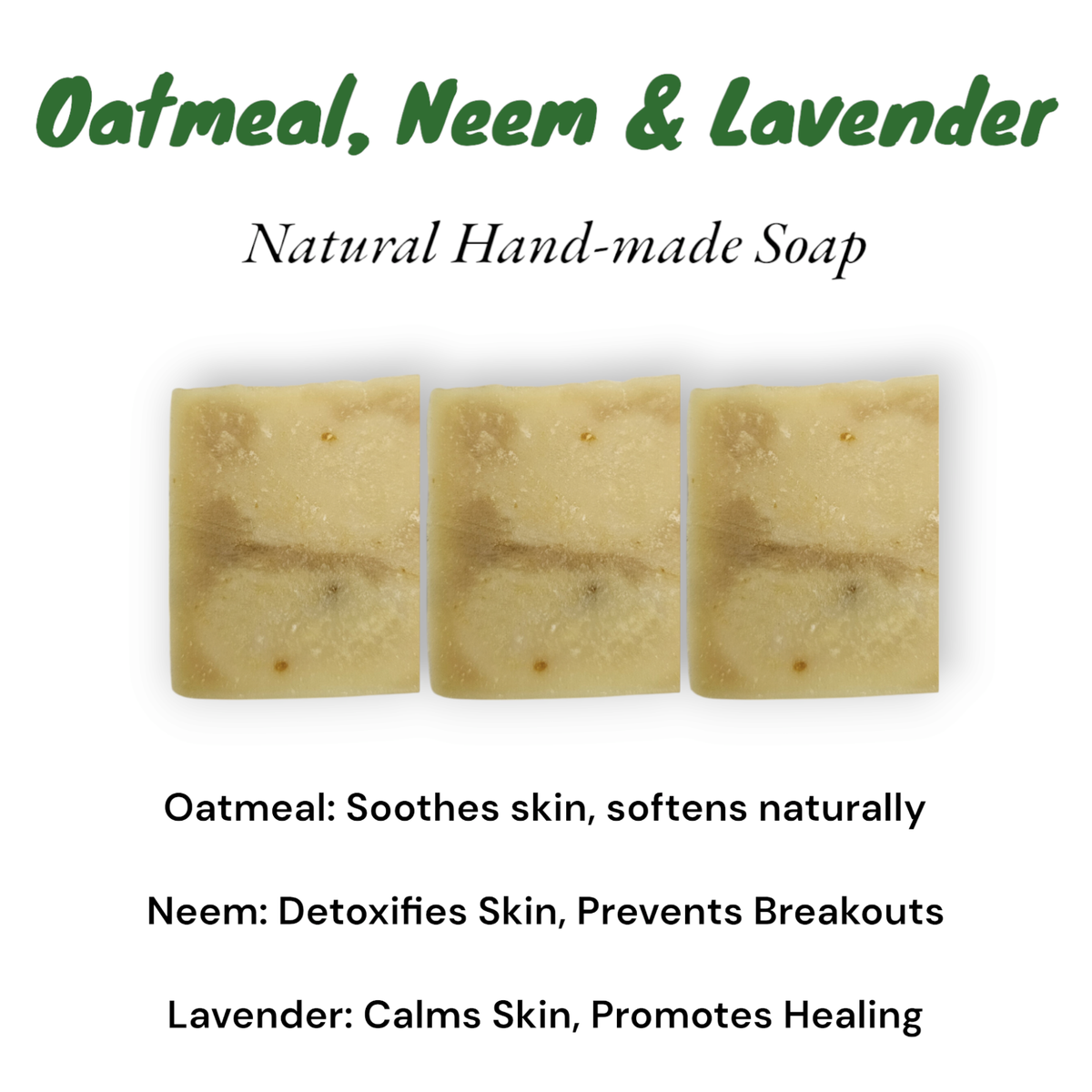 Oatmeal, Neem & Lavender Bar