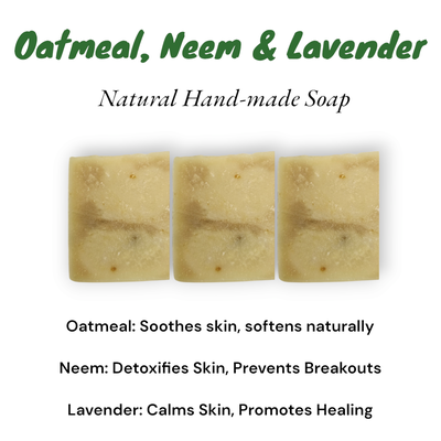 Oatmeal, Neem & Lavender Bar