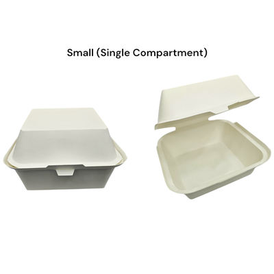 Lunch Boxes - Sugarcane Bagasse (Biodegradable)