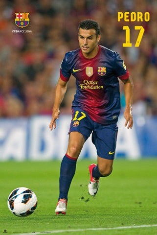 FC Barcelona 12/13 Pedro Poster