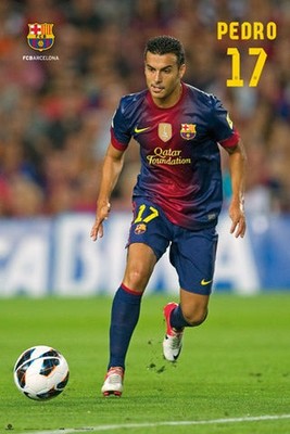 FC Barcelona 12/13 Pedro Poster