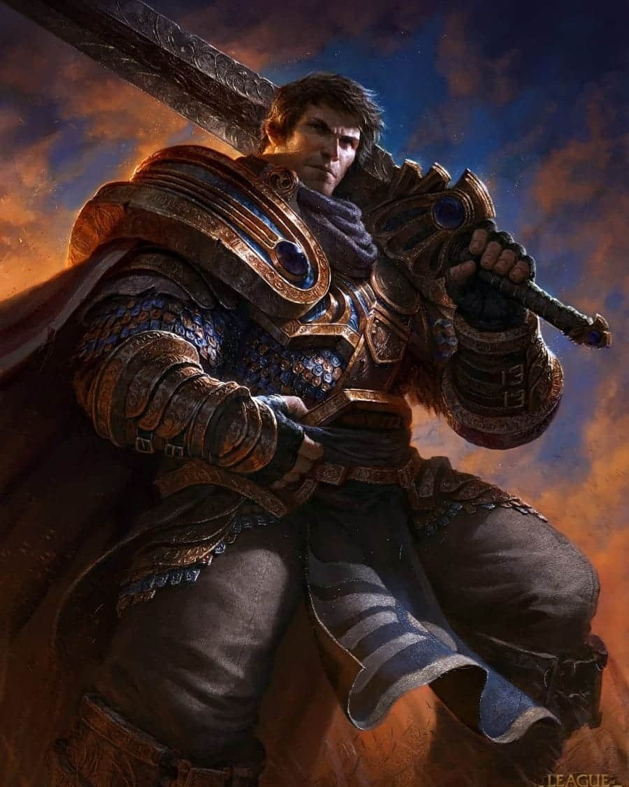 League of Legends Garen Poster