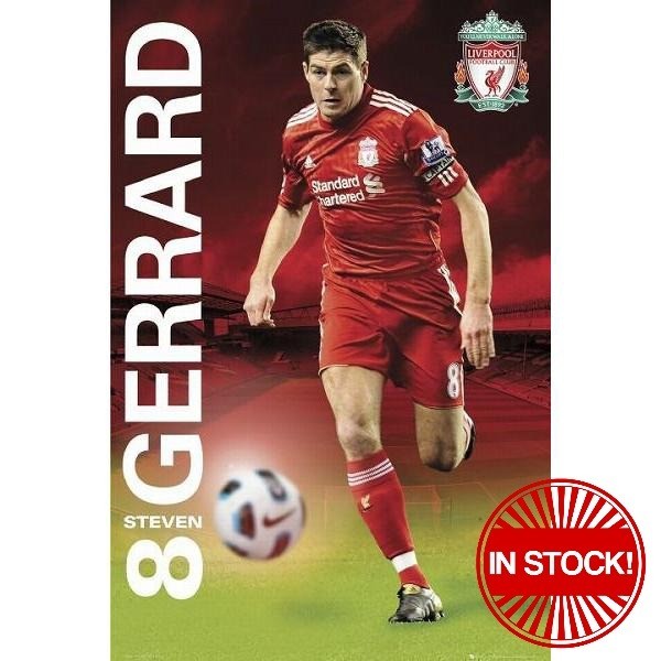 Liverpool FC 11/12 Steven Gerrard Poster