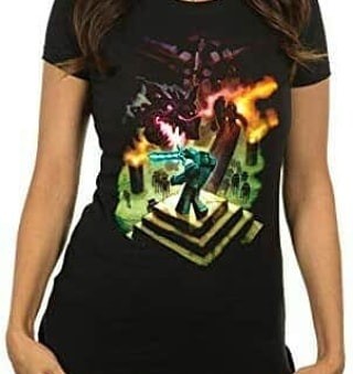 Minecraft Ender Dragon Women's T-Shirt