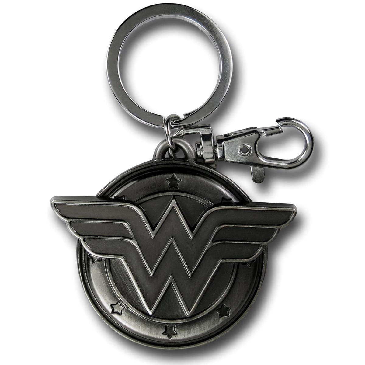 DC Comics Wonder Woman Logo Pewter Keychain