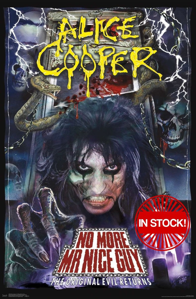 Alice Cooper - 'No More Mr. Nice Guy' Poster