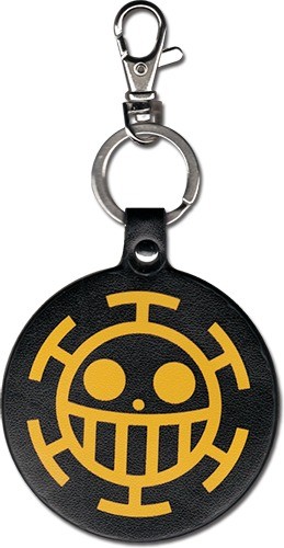 One Piece - Heart Skull PU Keychain