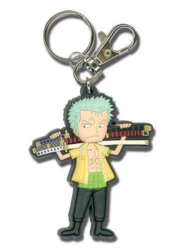 One Piece - SD Zoro Swords PVC Keychain