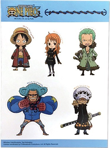 One Piece - Group SD Sticker Set 5"X7"