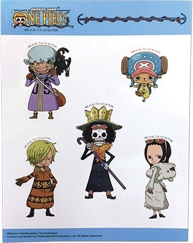 One Piece - Group SD 2 Sticker Set 5"X7"